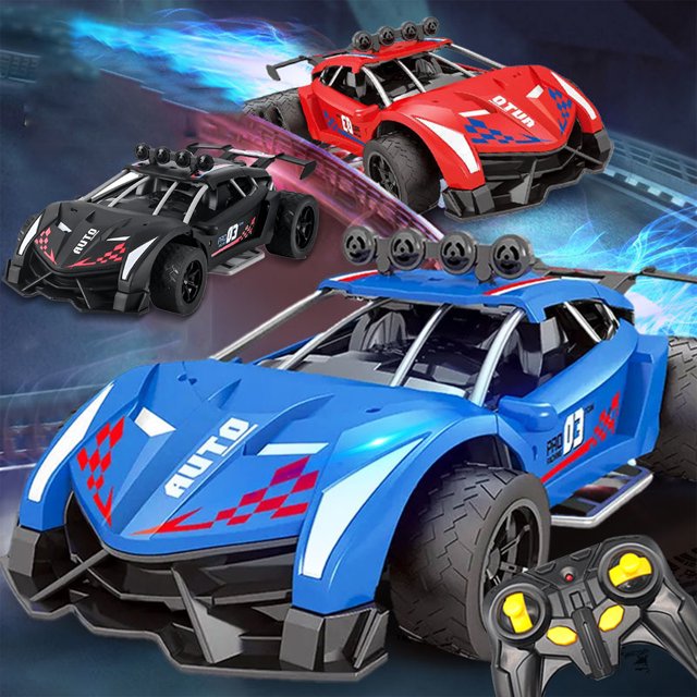 Fiudx Ofertas Relámpago Coche De Control Remoto De Alta Velocidad, Coche De Carreras De Deriva Con Tracción En Las Cuatro Ruedas, Coche De Juguete Recargable De Cinco Canales Para Niños