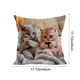thumbnail image 3 of Juego de Cojines con Estampado de Animales | Cojín para Sofá o Sala de Estar de 45X45 Cm | Material Aterciopelado Multicolor | Decoración para Interiores y Exteriores | Diseño Festivo de Otoño | Lava, 3 of 6