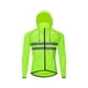 thumbnail image 1 of Eigraketly Chaqueta de ciclismo abrigo cortavientos con capucha chaleco reflectante a prueba de viento motocicleta manga larga hombre montar verde Type3 NO3, 1 of 6
