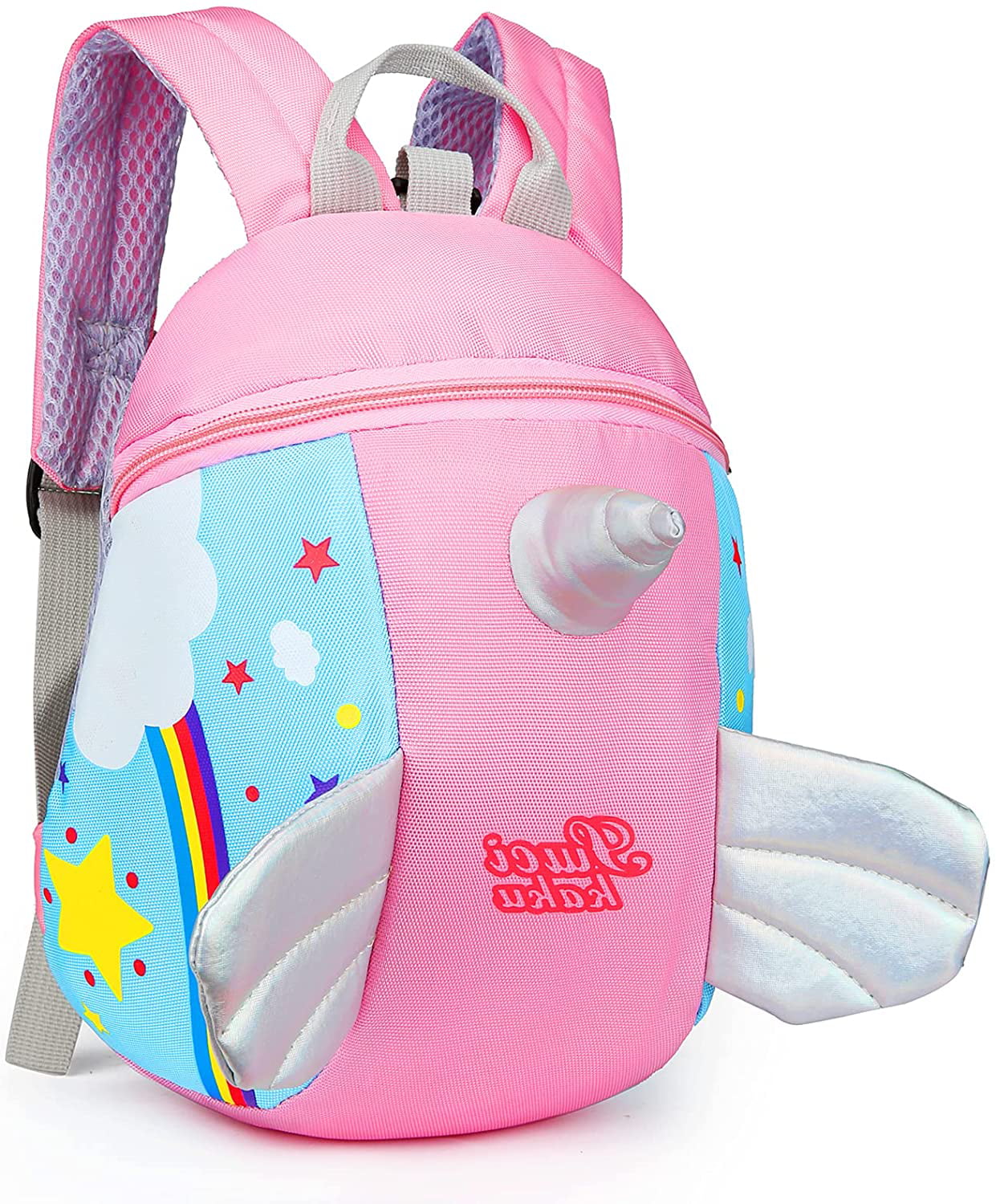 Kids Toddler Backpack Leash Boys Girls Lunchbox Preschool Bag Pink-D 