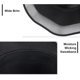 thumbnail image 4 of Sombrero de paja para mujer, plegable, de ala ancha, con protección UV UPF50, para viajes, para playa y verano, 4 of 7