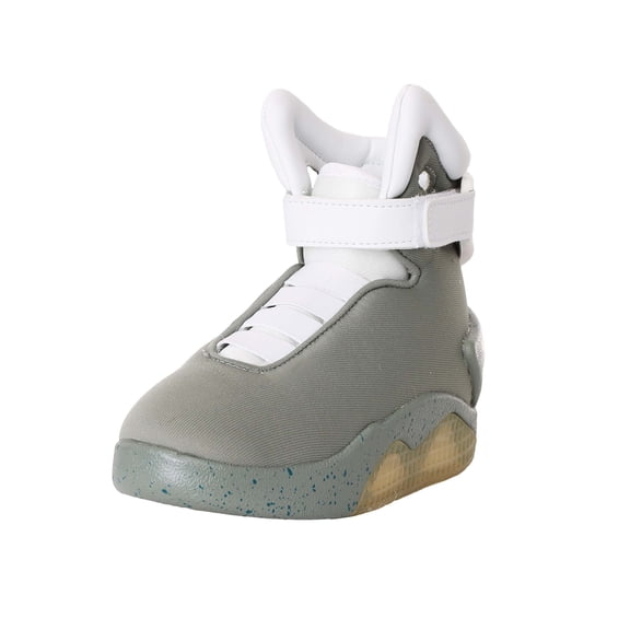 FUN Costumes Light Up High-Top Sneakers, Flat Heel Square Toe Gray, 13