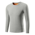 thumbnail image 5 of TrdSipl Sherpa Lined Crewneck Sweatshirts Mens Warm Heavyweight Fleece Pullovers 2025 Fall Thicken Thermal Underwear Light Gray 3XL, 5 of 8
