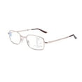 thumbnail image 2 of Folding Reading Glasses for Men Women, Blue Light Blocking Computer Readers Metal Frame 1.5x,Gold, 2 of 7