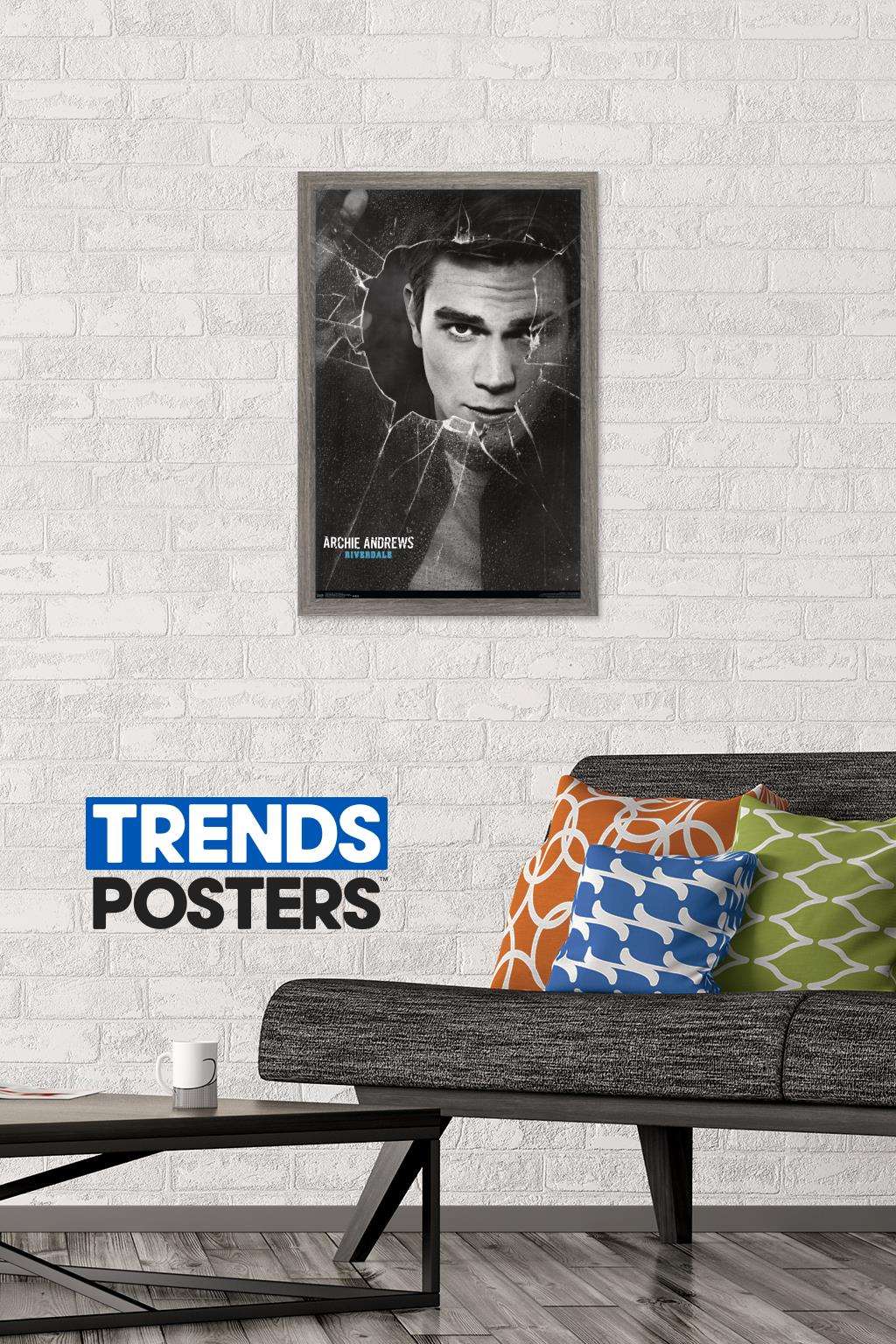 Riverdale - Shattered Archie Wall Poster, 14.725" x 22.375", Framed