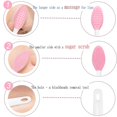 thumbnail image 4 of Cepillo de labios de 4 piezas, cepillo de labios, cepillo de labios exfoliante de silicona de doble cara, cepillo de labios exfoliante Afortunado Sencillez, 4 of 5