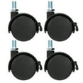 thumbnail image 3 of Furniture Caster,4Pcs PU Casters with Caster Cabinet Caster Remarkable Clarity, 3 of 14