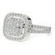 thumbnail image 5 of Anillo De Compromiso Promesa De Plata Con Moissanita, 5 of 5