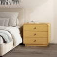 thumbnail image 2 of Liora Contemporary 28" Nightstand in Natural (3-Drawer), 2 of 9