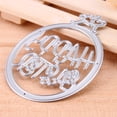 thumbnail image 3 of Happy Metal Cutting Die Stencil DIY Scrapbooking Álbum Tarjeta de papel de grabado-161110 Likrtyny Arte deco, 3 of 8