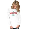 thumbnail image 5 of Christmas North Pole University Long Sleeve TShirt Men Women Brisco Brands S, 5 of 6