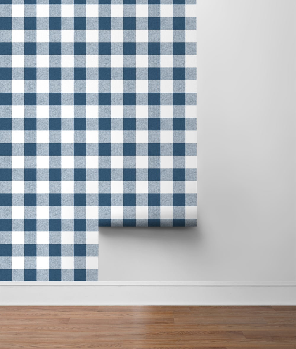 NextWall Picnic Plaid Peel and Stick Wallpaper