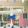 thumbnail image 4 of Patriotic Large Bows 4Pk, Glitter Stars & Stripes Red White Blue Ribbon 4th of July Wreath Door Decor, 4 of 7