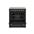 thumbnail image 2 of Forno Paolo 30-Inch Freestanding Electric Range, Black, 4.38 cu.ft, True Convection Oven, Energy Efficient, 2 of 5
