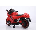 thumbnail image 2 of Xuanlur 24V Ride On Toys Motorcycle for Big Kids, Kids Car Motorcycle with LED Light, Gift for Boys & Girls Ages 3-8 (Wine Red), 2 of 6