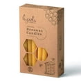 thumbnail image 2 of Hyoola, 6 Inch x 3/8 Handmade All Natural Beeswax Taper Candles - Yellow Unscented (25 Pack), 2 of 5