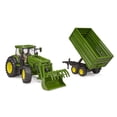 thumbnail image 3 of John Deere 7R 350 with Frontloader and Tipping Trailer, 3 of 3