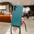thumbnail image 3 of Funda con correa cruzada para Samsung Galaxy, carcasa trasera de TPU suave de silicona, S24, S23, S22 Ultra, S21, S20 FE, S10, S9, S8 Plus, Note 20, 3 of 5