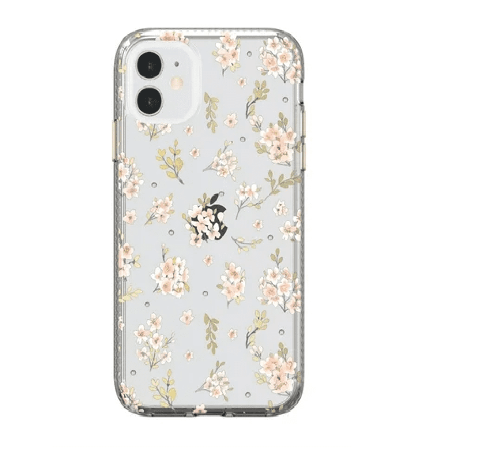 Restored onn. WIBPPF100149711 Pink Floral with Gems Phone Case for iPhone 11 / iPhone XR (Refurbished)