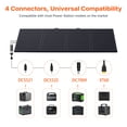 thumbnail image 4 of LVYUAN 500W Solar Panel Foldable Solar Panel Charger with Adjustable Kickstands Portable Waterproof IP67 24.5% High Efficiency for RV, Camping, Home, Outdoor, Power Station, off Grid, 4 of 13