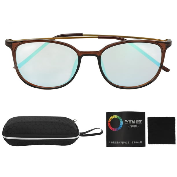 Gafas Correctoras Para Daltonicos Gafas Para Ceguera Rojo Y Verde Que Mejoran El Color Lentes TR90 Con Mapa De Prueba Para Conducir Para Hombres Y Mujeres Bodega Aurrera en linea