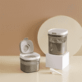 thumbnail image 4 of Airtight Coffee Storage Container, 1300ML Plastic Kitchen Canister with Lid for Coffee Bean, Flour, Sugar, Cereal, 4 of 5