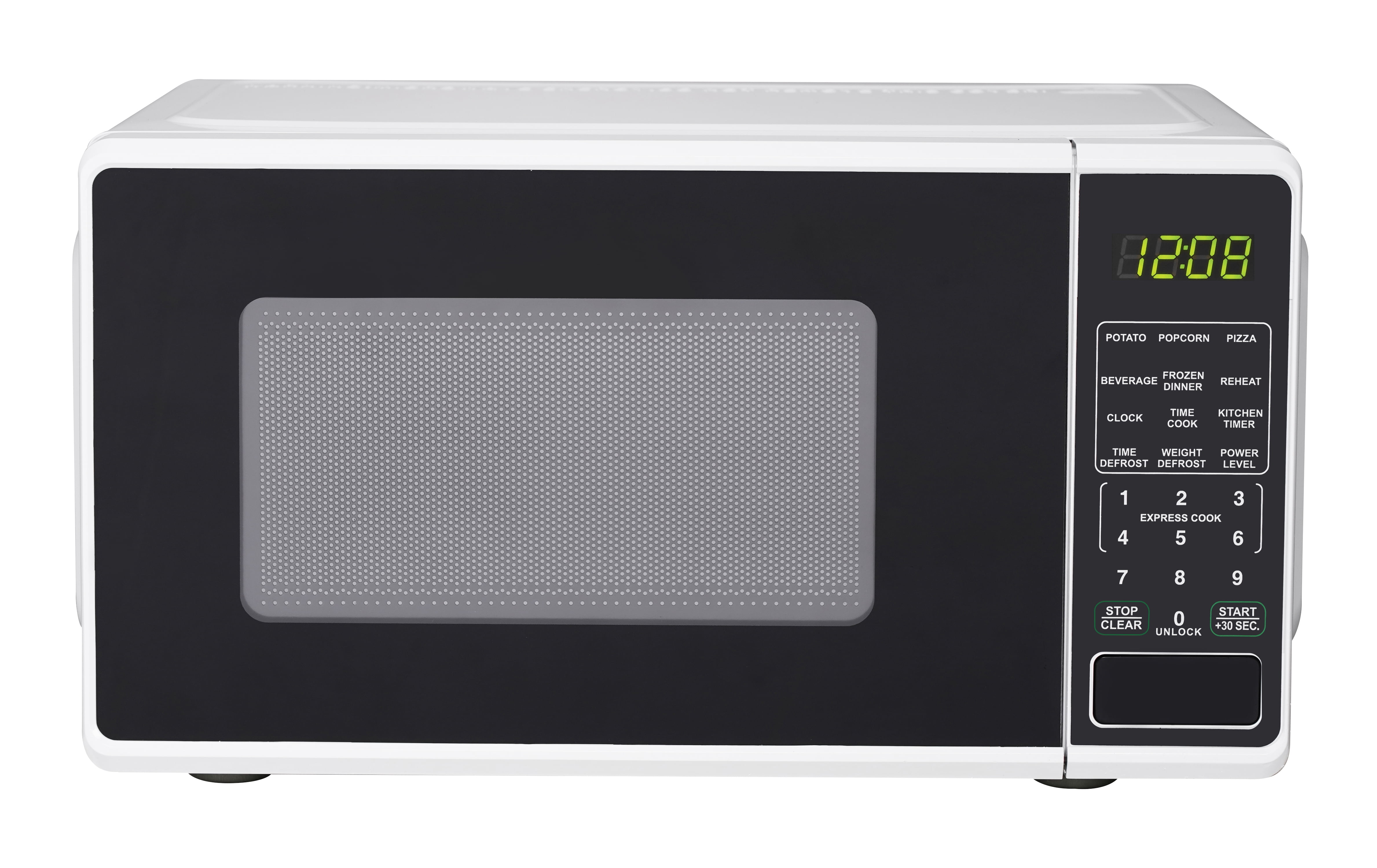 Mainstays 0.7 Cu ft Countertop Microwave Oven, 700 Watts, White