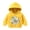 Yellow, variant on Asxite Toddler Tops Long Sleeve Print Hoodie Casual Loose Fall Winter 2-7 Y