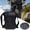 Black, variant on Thigh bag, Durable Oxford Waist Pack, 3-in-1 Motorcycle Hiking Bike Waterproof Heavy Duty Drop Leg Crossbody for Men Women, Riding Cycling Fanny Pouch Outdoor Travel Fishing Camping Casual Backpack