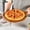 multicoloured, variant on Wood Pizza Peel Board with Handle - 12 Inch Round Acacia Wood Serving Tray for Baking, Charcuterie, Cheese & Bread - Multipurpose Kitchen Cutting Board