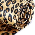 thumbnail image 4 of Gent Men Leopard Print Necktie Skinny Slim Narrow Satin, 4 of 6