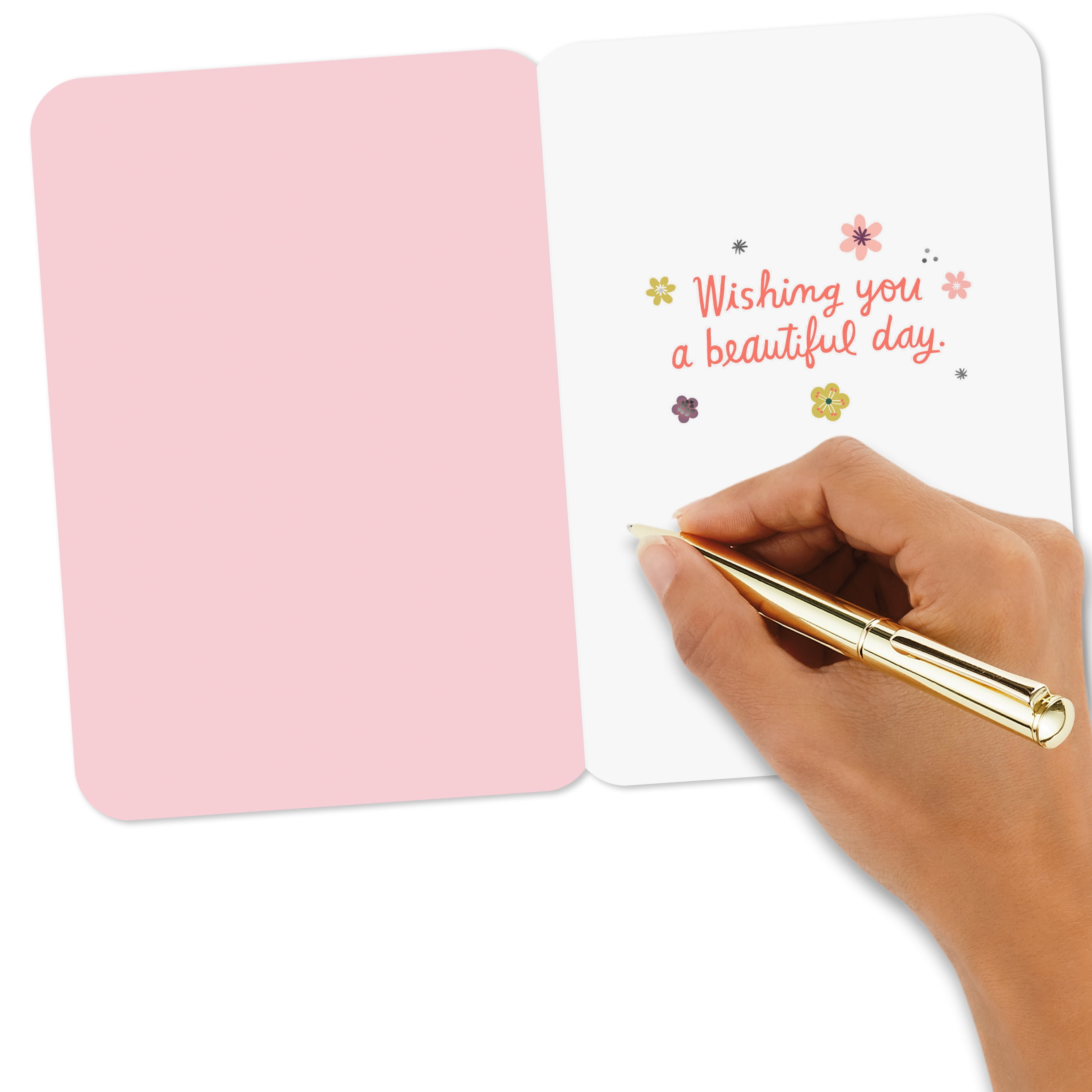 Hallmark Just Because Friendship Card (Flowers and Butterflies)