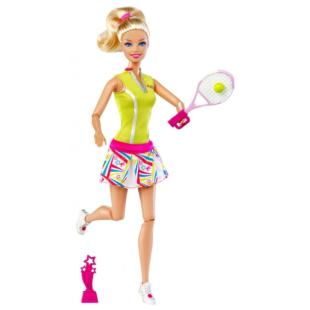 tilbage Efterår syndrom Barbie I Can Be Tennis Champion Doll - Walmart.com