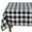 Black, variant on Fennco Styles Buffalo Plaid Collection Classic Checked Cotton Blend Tablecloth - Red 70 x140 Inch Tablecloth for Banquets, Christmas, Special Events and Home Décor