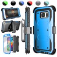 thumbnail image 1 of Galaxy S7 Case,Galaxy S7 Sturdy Case, [Built-in Screen Protector] Shock Absorbing Holster Locking Belt Clip Defender Heavy Case Cover For Samsung Galaxy S7 S VII G930 GS7 All Carriers, 1 of 4