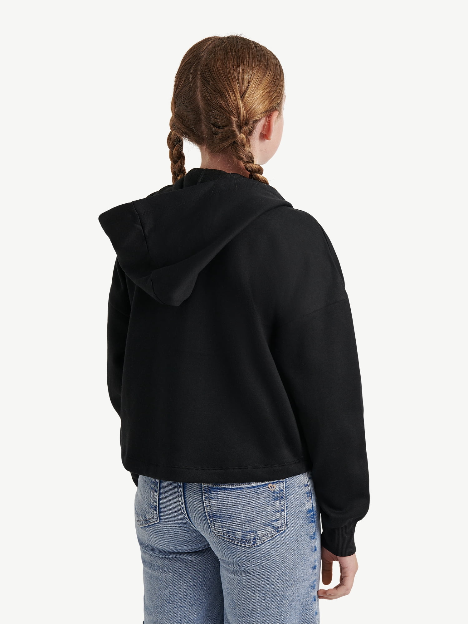Justice Girls Full Zip Fleece Hoodie, Sizes XS - XLP
