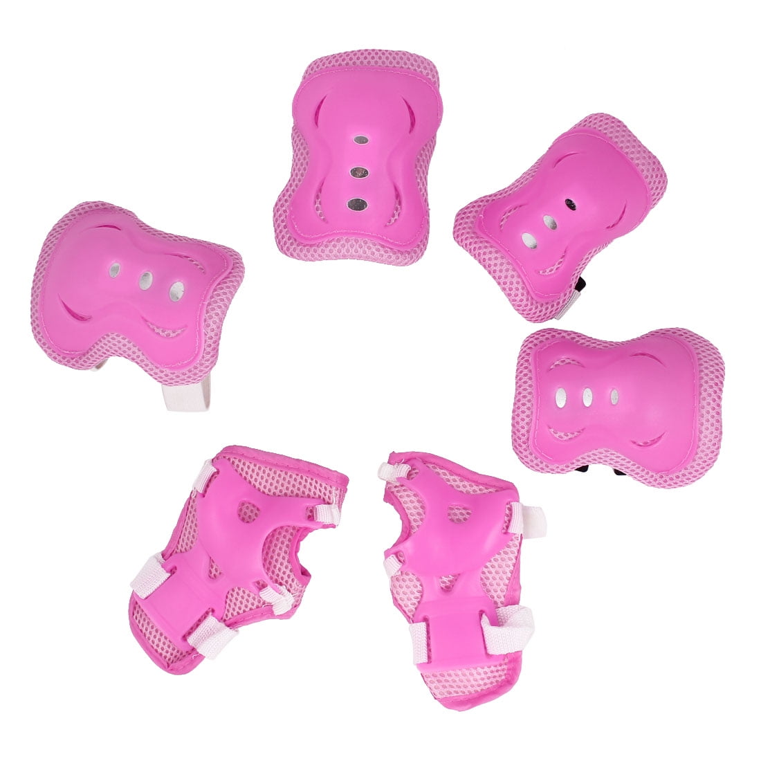 Unique Bargains Skating Skateboard Sports Gear Palm Wrist Guard Elbow Knee Pads For Gilds Children by Unique-Bargains