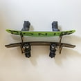 thumbnail image 5 of StoreYourBoard Avon Wakeboard Storage Rack, 2 Level Wall Mount Water Ski and Wake Surf Board Organizer, Natural Wood and Solid Steel, Holds 100 lbs, 5 of 6