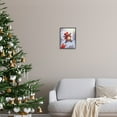 thumbnail image 3 of Stupell Industries Bear Cub Snow Angel Sled Holiday Painting White Framed Art Print Wall Art, 3 of 5