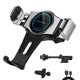 thumbnail image 1 of Scienceny Universal 15W Car Phone Wireless Charger Holder Set Tipo-c Rotating Smartphone Adaptador Soporte Cuna de plástico Paneles de instrumentos para automóviles Plata Scienceny VI015494-04, 1 of 6