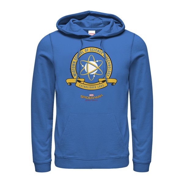 spiderman blue hoodie