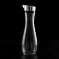 thumbnail image 1 of Samfox Water Jug, 1.2L Acrylic Transparent Juice Bottle Transparent Juice Bottle with Lid, 1 of 7