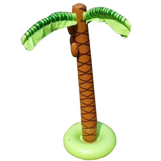 Árboles de coco inflables, decoración de fiesta temática de playa, suministros de fiesta para fiesta en la piscina y fiesta en la playa