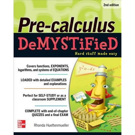 Pre-Owned Pre-Calculus Demystified, Second Edition (Paperback) 0071778497 9780071778497