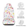 thumbnail image 4 of Wukai Cute Owl Full Set Car Seat Covers with Soft Padding Universal Auto Front Seats Protector and Cushion Mat, 4 of 5