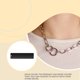 thumbnail image 5 of Jumpingount Colgante de acero inoxidable espejo colgante Rectangular pulido hombres mujeres DIY collar gargantilla accesorios de joyería Ropa, zapatos y accesorios Miscelánea Negro Jumpingount AP016463-05, 5 of 6
