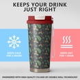 thumbnail image 2 of Christmas 18oz Double Drinking Coffee Mug – Vacuum Insulated Stainless Steel Travel Cup with Leakproof Lid, 316 Steel Thermos Tumbler for Hot & Cold Beverages, 2 of 7