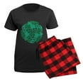 thumbnail image 5 of CafePress - Celtic Irish Horses St Patri Women's Dark Pajamas - Women's Short Sleeve Print T-Shirt and Pants Dark Cotton Pajama Set, 5 of 7