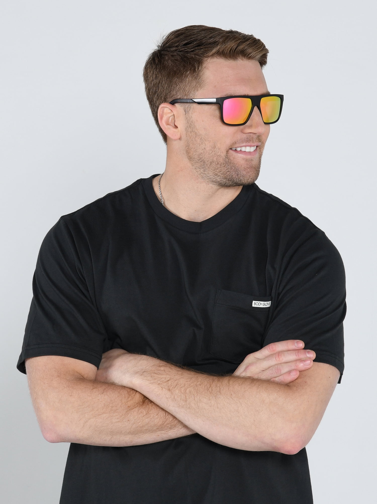 Body Glove Square Full-Rim Polarized Sunglasses