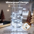 thumbnail image 6 of 20 Pack Fairy Lights Battery Operated, 7ft 20 LED Mini String Lights, 3 Modes Waterproof Twinkle Lights for Mason Jars Wedding Party DIY Decoration, Cool White, 6 of 8
